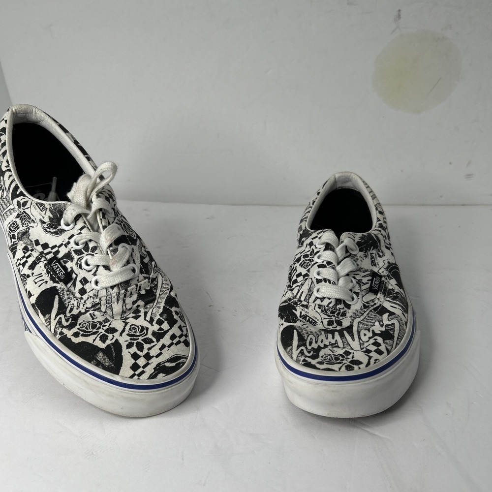 Vans off the Wall "Lady Vans" Era "White" womens sneakers shoes size 7 Men's 5.5 - Picture 4 of 9
